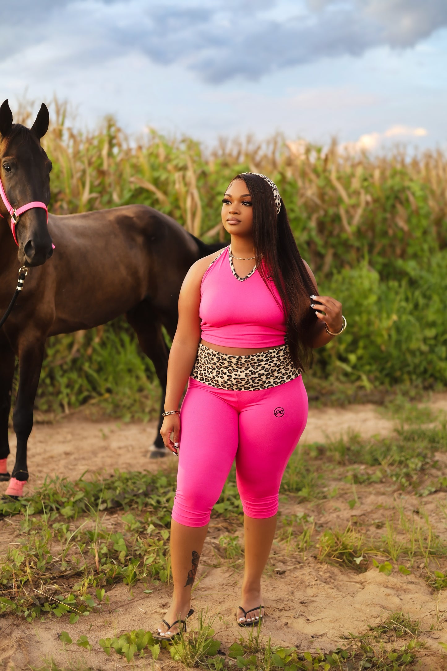 Pink Cheetah Set
