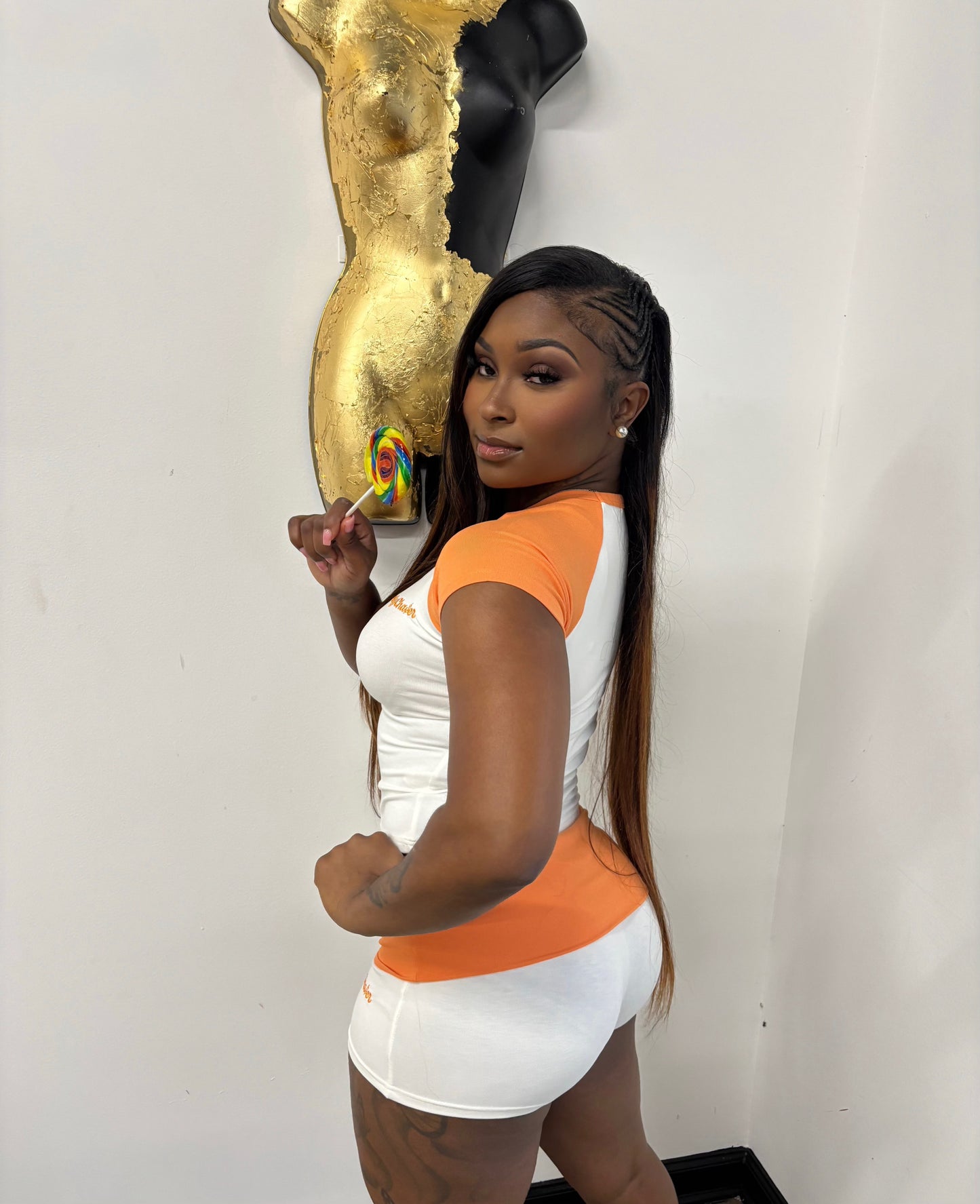 Orange pop set