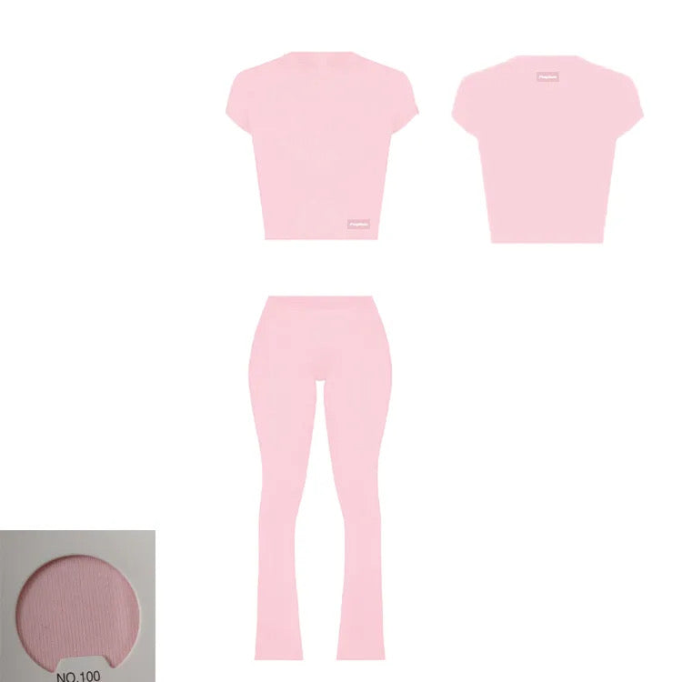 “ blush pink 🌸” Flipover pants set